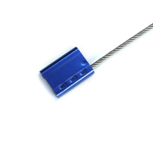 Vedações de segurança de metal de comprimento ajustável puxam selo de cabo ajustável apertado